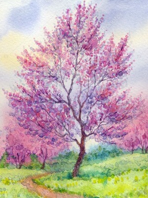 pink-tree